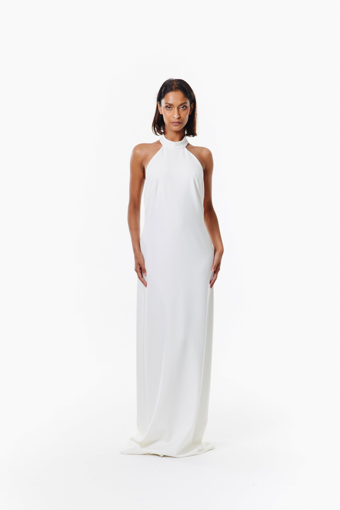 Look 21 - Robe longue à col