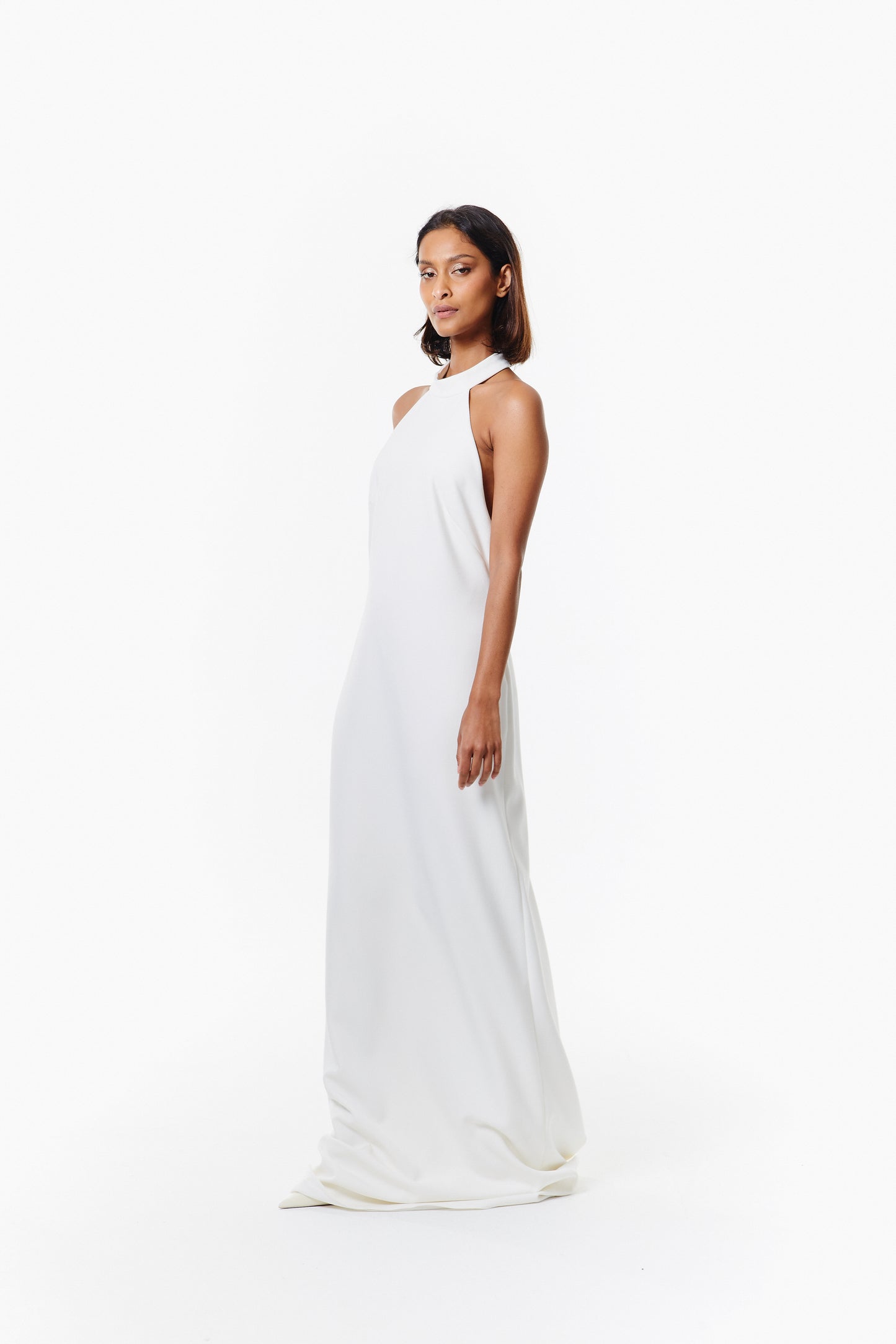 Look 21 - Robe longue à col