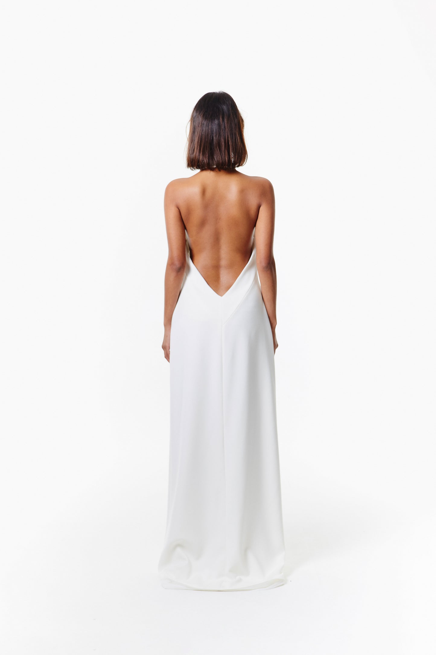 Look 21 - Robe longue à col
